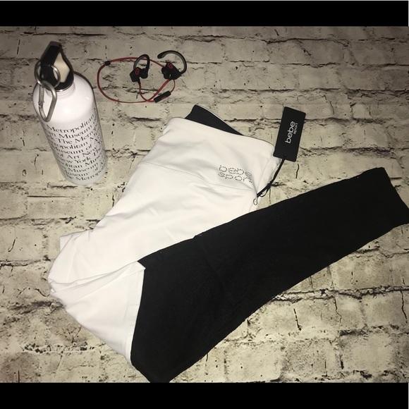 Bebe Lace Panel Leggings - Picture 4 of 6